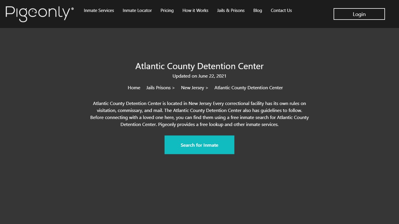 Atlantic County Detention Center Inmate Search | New Jersey